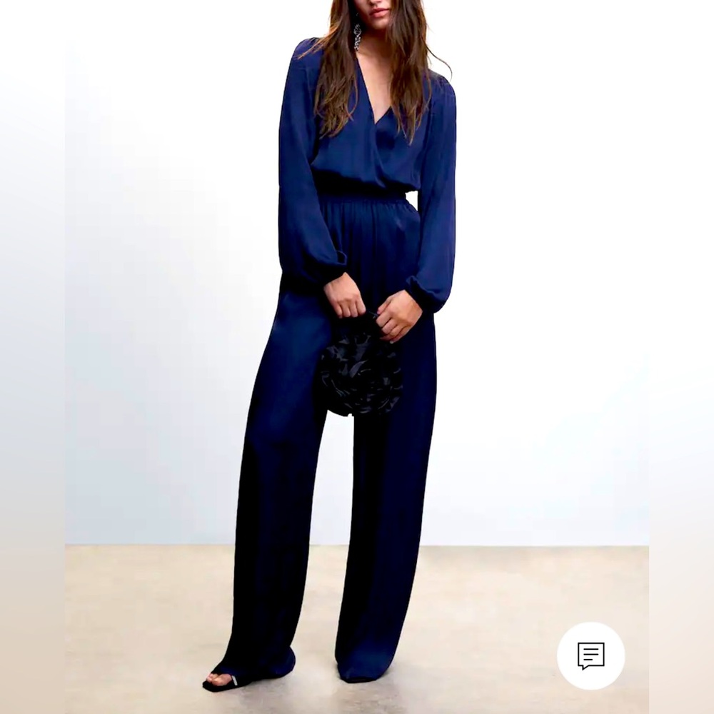 Satin jumpsuit Mango